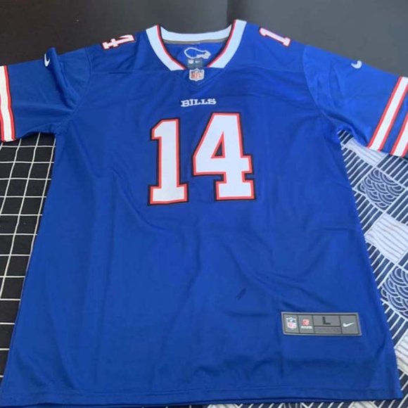 Nike Buffalo Bills Stefon Diggs #14 Home Jersey NFL - Picture 1 of 10